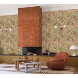 Decoración con Papel Pintado Jardin Felicia A74320834