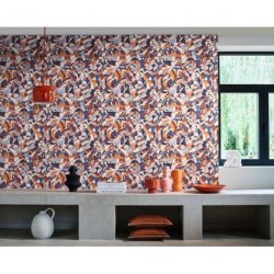 Decoración con Papel Pintado Lile Aux Oiseaux 75881018