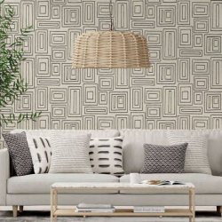 Decoración con Papel Pintado Geometry GM30407