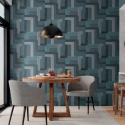 Decoración con Papel Pintado Geometry GM31302