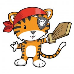 Fotomural Olly OL13053 Tigger the Pirate