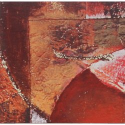 Cuadro Abstracto Rojo 90 x 90 cm 58164-3