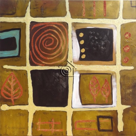 Cuadro Etnico 91 x 91 cm 26964-8