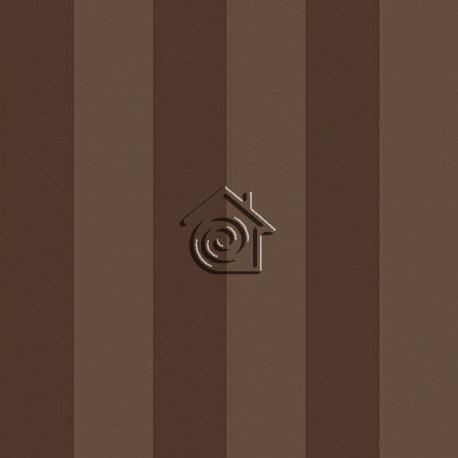 Papel pintado de rayas marrones Caselio Soprano 56981160