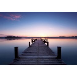 Fotomural Pier At Sunrise