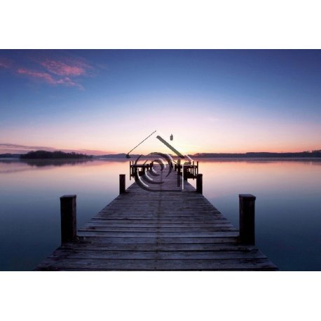 Fotomural Pier At Sunrise