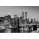 Fotomural Manhattan Skyline At Night