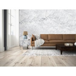 Decoración con Fotomural White Marble 00980