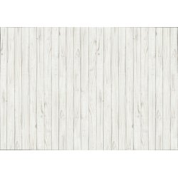 Fotomural White Wooden Wall 00169