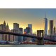 Fotomural Brooklyn Bridge At Sunset 00148