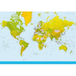 Fotomural Map Of The World 00152