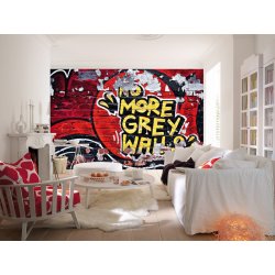 Decoración con Fotomural No More Grey Walls 00126