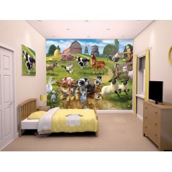 Decoración con Fotomural Farmyard Fun 41806