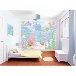 Decoración con Fotomural Baby Under The Sea 40625