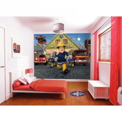 Decoración con Fotomural Fireman Sam 40571