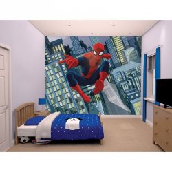 Decoración con Fotomural Spiderman 43824