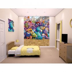 Decoración con Fotomural Disney Monsters University 42803