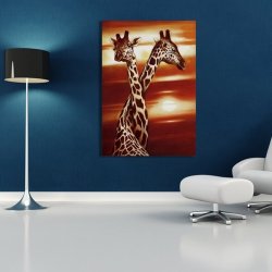 Decoración con Fotomural Giraffe 758