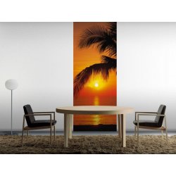 Decoración con Fotomural Palmy Beach Sunrise 2-1255