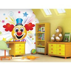 Decoración con Fotomural Olly OL13056 Clowns Joy