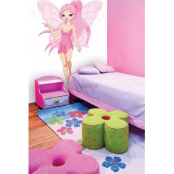 Decoración con Fotomural Olly 13072 Pink Fairy