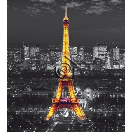 Fotomural Eiffel In The Night FTL-1635