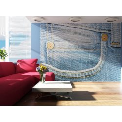 Decoración con Fotomural Jeans Big FT-0093