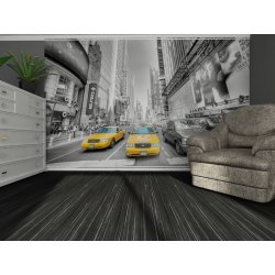 Decoración con Fotomural Manhattan Black And White FT-0127