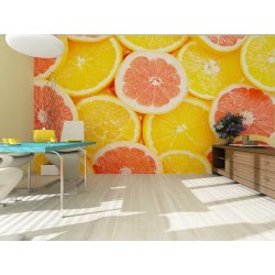 Decoración con Fotomural Oranges FT-0121