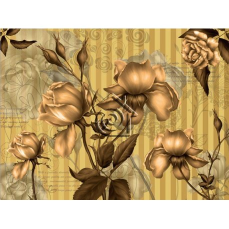 Fotomural Yellow Roses FT-0168