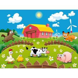 Fotomural Infantil Farm FT-0160