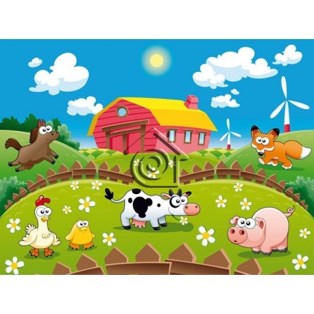 Fotomural Infantil Farm FT-0160