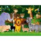 Fotomural Infantil Jungle Animals FT-0158