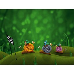 Fotomural Infantil Race On Snails FT-0106