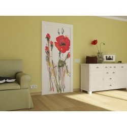 Decoración con Fotomural Art Poppy FT-0030