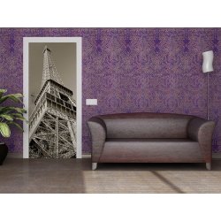 Decoración con Fotomural Eiffel Black And White FT-0203