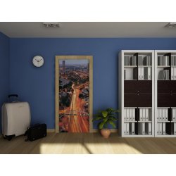 Decoración con Fotomural Night City View FT-0014