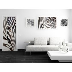 Decoración con Fotomural Zebra FT-0211