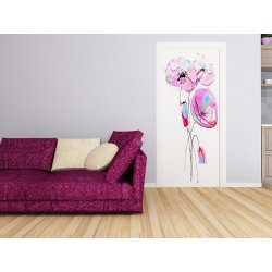 Decoración con Fotomural Water Colours Poppy FT-0210