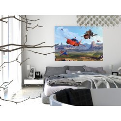 Decoración con Fotomural Cars Flying FTDM-0705