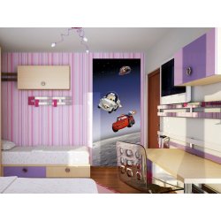 Decoración con Fotomural Cars In Space FTDV-1803