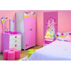 Decoración con Fotomural Princess On Pink FTD-0273