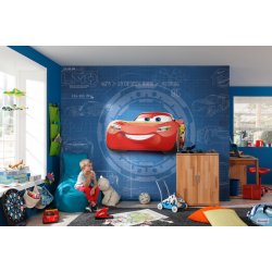 Decoración con Fotomural Cars 3 Blueprint 8-488