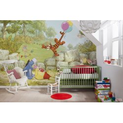 Decoración con Fotomural Winnie Pooh Ballooning 8-460