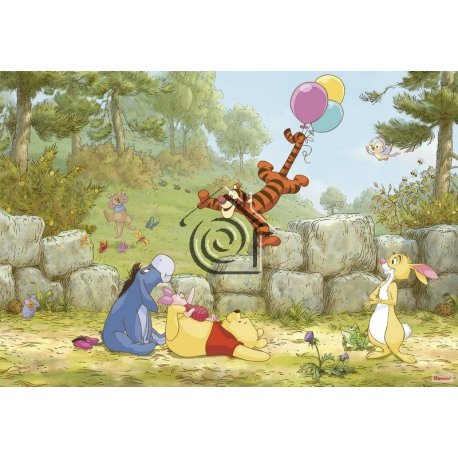Fotomural Winnie Pooh Ballooning 8-460