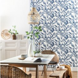 Decoración con Papel Pintado Only Blue 102636225