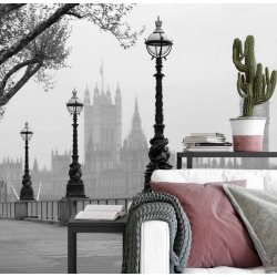 Decoración con Fotomural London Fog CW15411-8