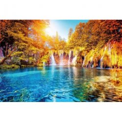 Fotomural Waterfall And Lake In Croatia CW15030-8