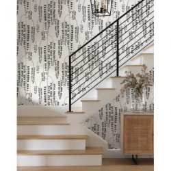 Decoración con Papel Pintado Black & White BW3943