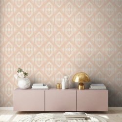 Decoración con Papel Pintado Retro Chic 395315
